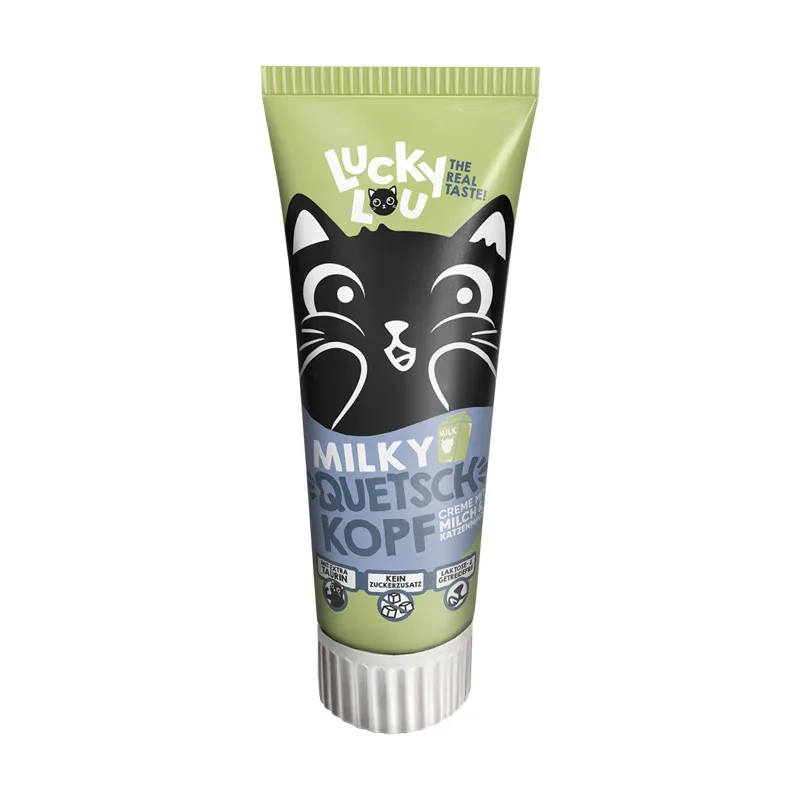 Lucky Lou Cat Quetschkopf Milky