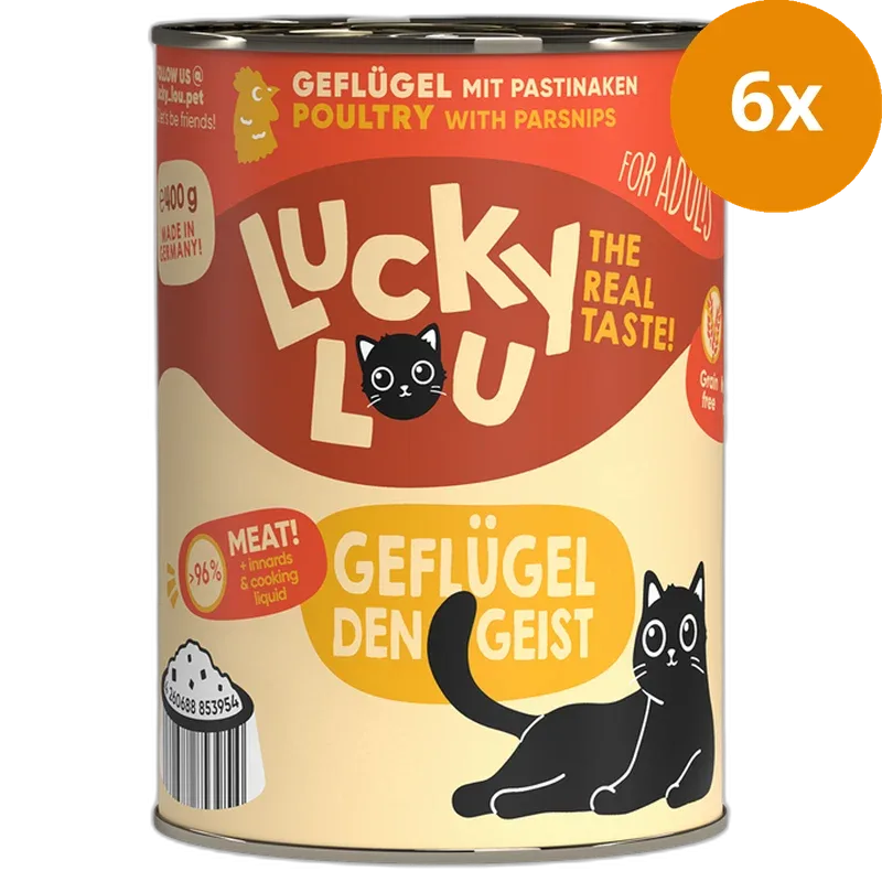 Lucky Lou Dose Lifestage Adult Geflügel 400 g - Image 2