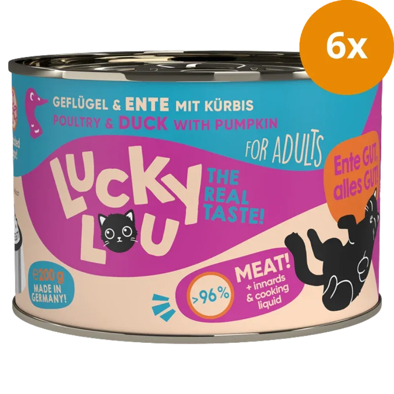 Lucky Lou Dose Lifestage Adult Geflügel + Ente 200 g - Image 2