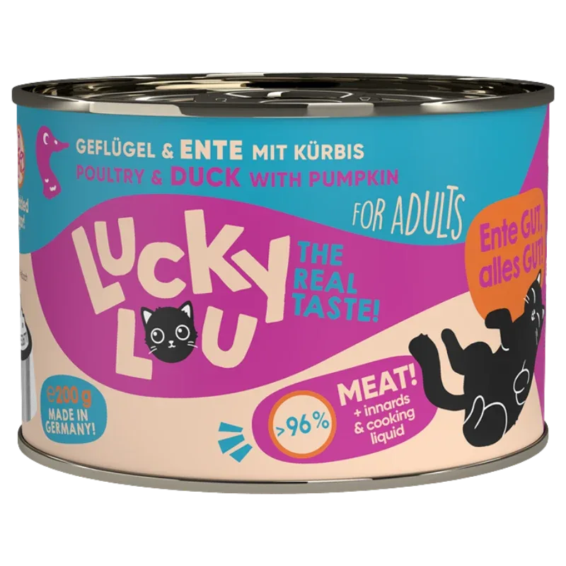 Lucky Lou Dose Lifestage Adult Geflügel + Ente 200 g