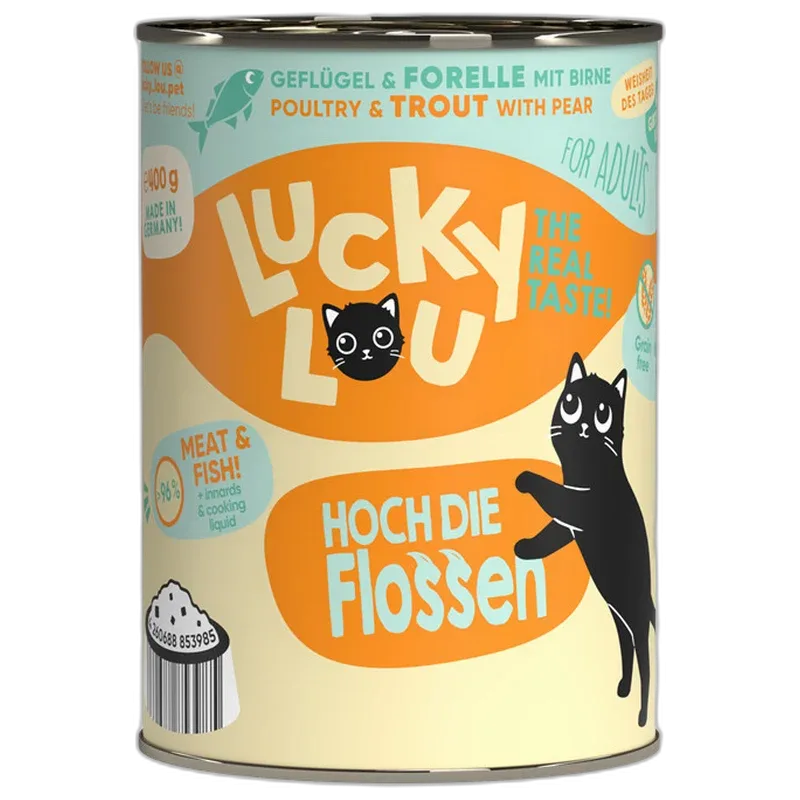 Lucky Lou Dose Lifestage Adult Geflügel + Forelle 400 g