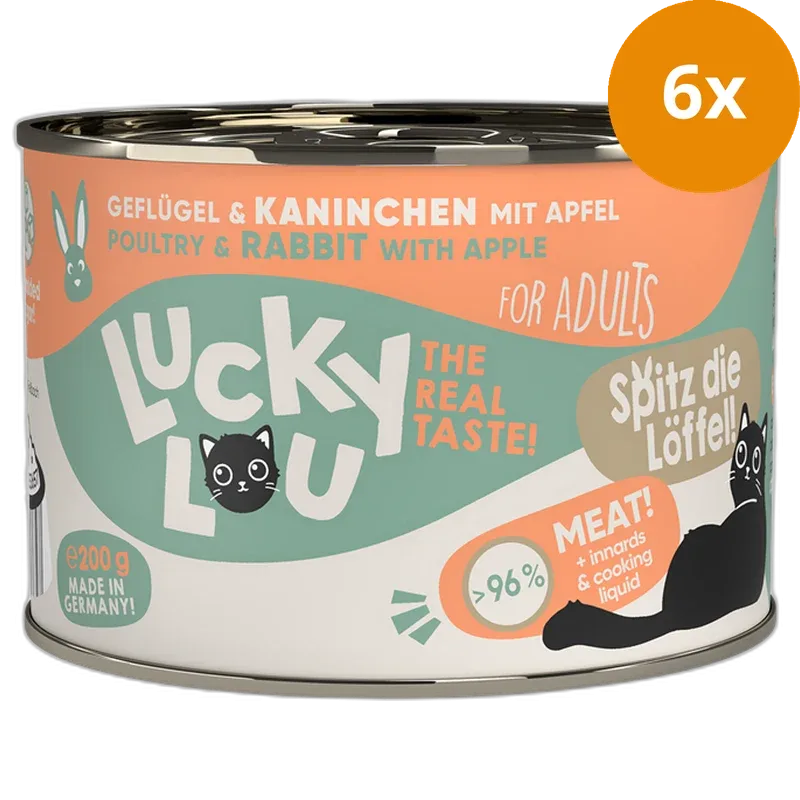 Lucky Lou Dose Lifestage Adult Geflügel + Kaninchen 200 g - Image 2