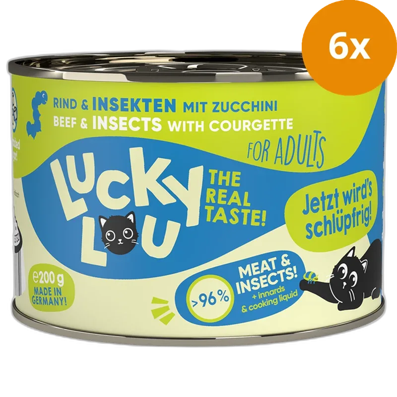 Lucky Lou Dose Lifestage Adult Rind + Insekten 200 g - Image 2