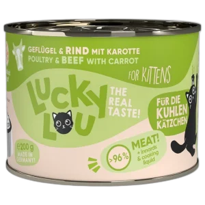 Lucky Lou Dose Lifestage Kitten Geflügel + Rind 200 g