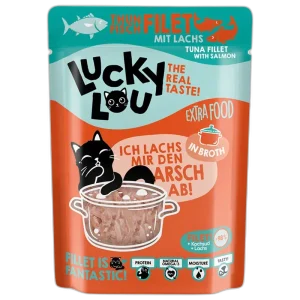 Lucky Lou Extra Food Thunfisch & Lachs in Sud 70 g
