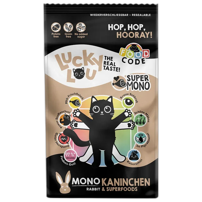Lucky Lou Food Code Mono Kaninchen