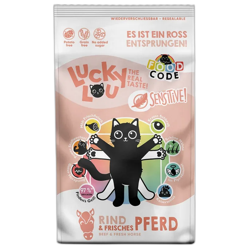 Lucky Lou Food Code Sensitive Adult Rind & Pferd
