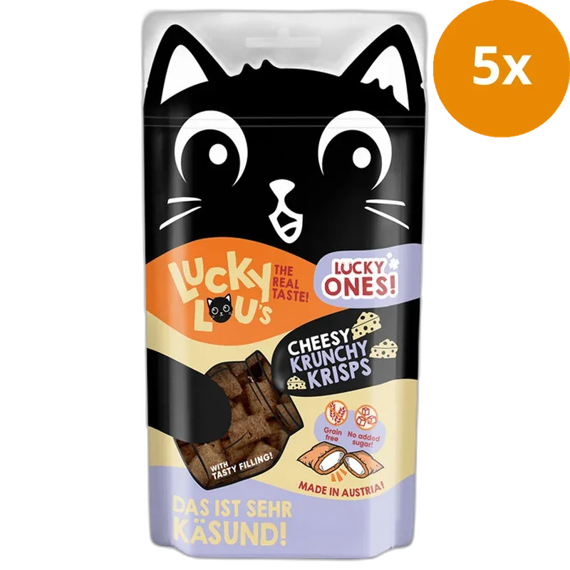 Lucky Lou Krunchy Krisps Käse 60 g - Image 2