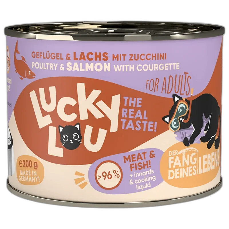 Lucky Lou Lifestage Adult Geflügel & Lachs 200 g