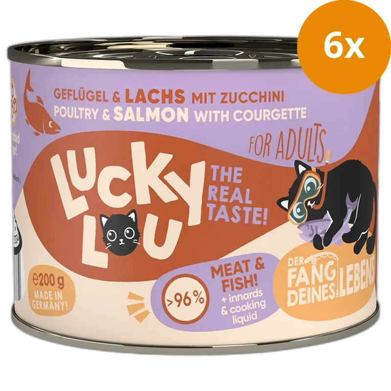 Lucky Lou Lifestage Adult Geflügel & Lachs 200 g - Image 2