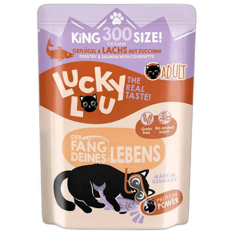Lucky Lou Lifestage Adult Geflügel & Lachs 300 g