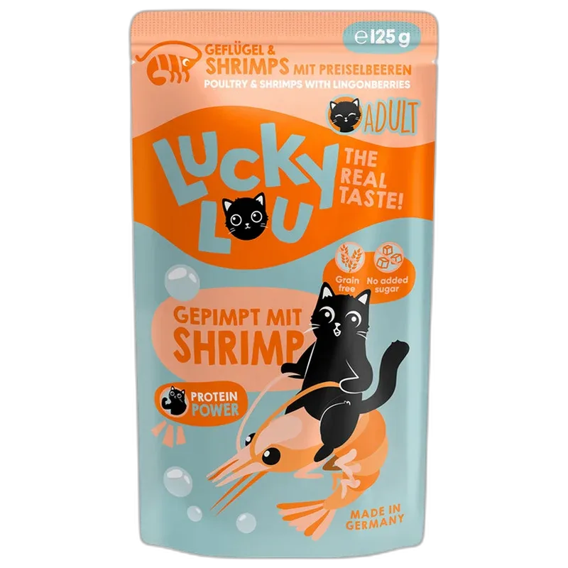 Lucky Lou Lifestage Adult Geflügel & Schrimps 125 g