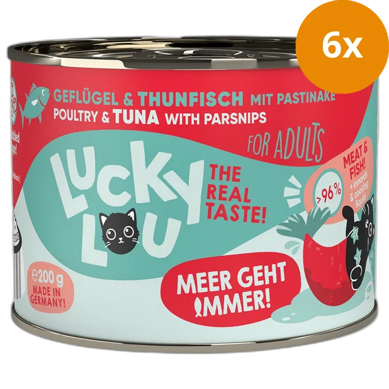 Lucky Lou Lifestage Adult Geflügel & Thunfisch 200 g - Image 2
