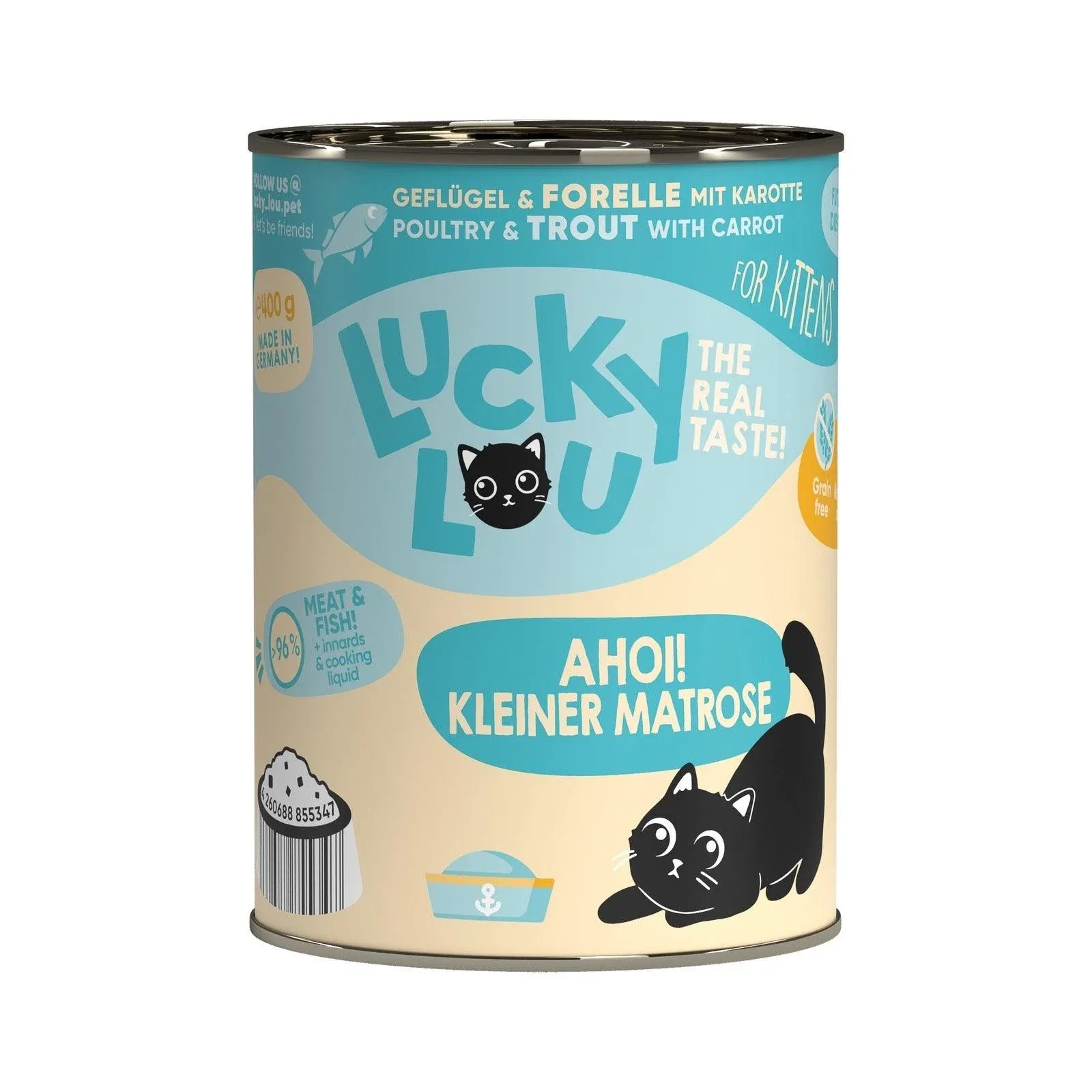 Lucky Lou Lifestage Kitten Geflügel + Forelle