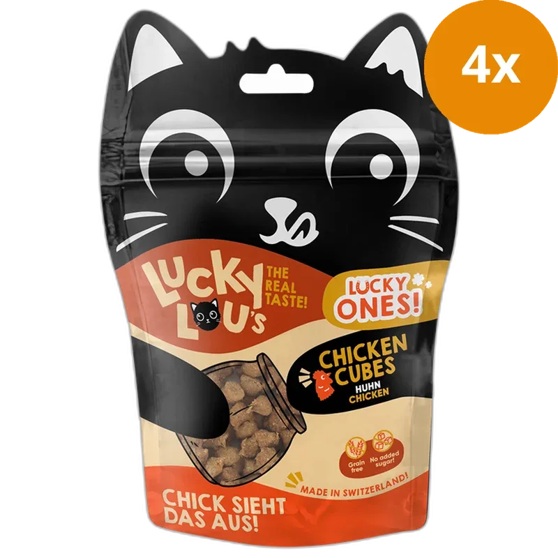 Lucky Lou Lucky Ones Cubes Huhn 80 g - Image 2