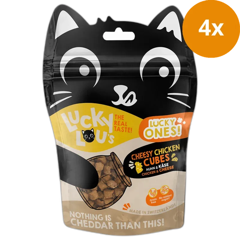 Lucky Lou Lucky Ones Cubes Käse & Huhn 80 g - Image 2