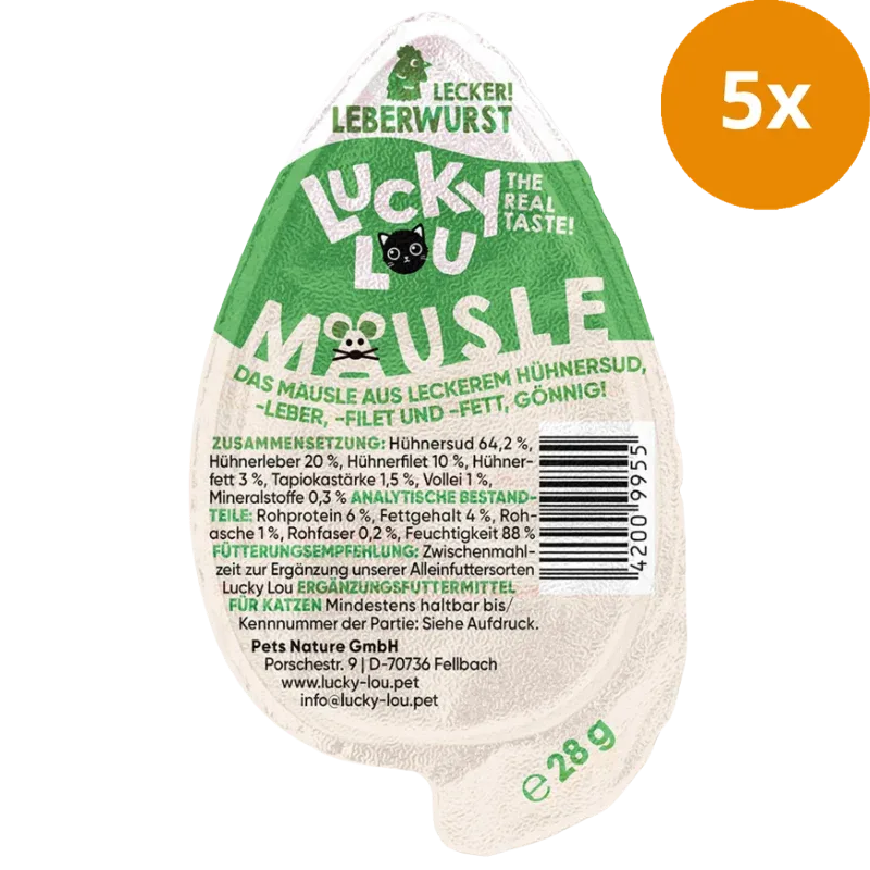 Lucky Lou Mäusle Leberwurst 28 g - Image 2