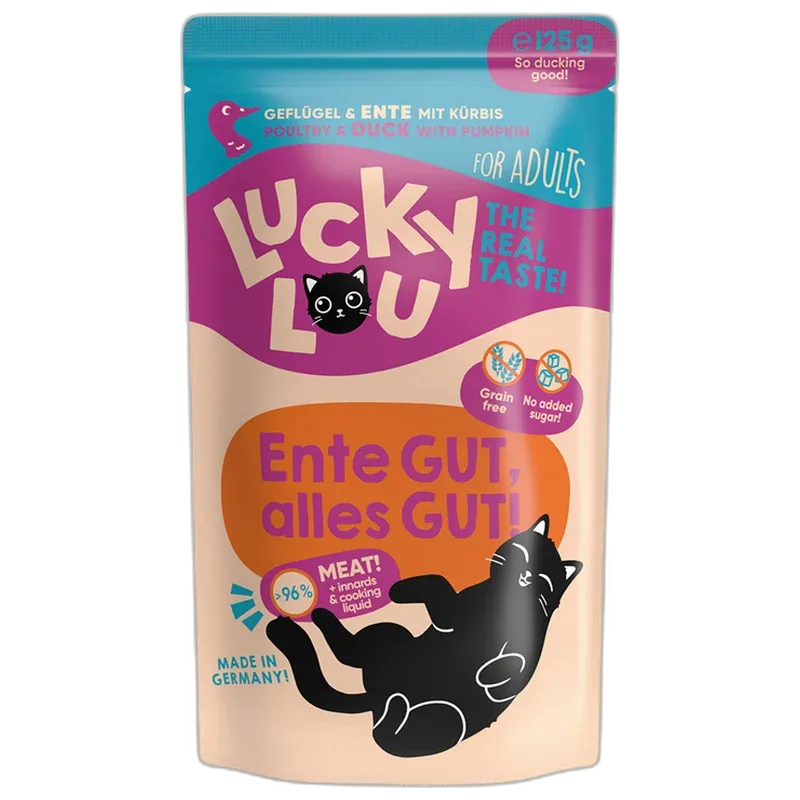 Lucky Lou PB Lifestage Adult Geflügel + Ente 125 g