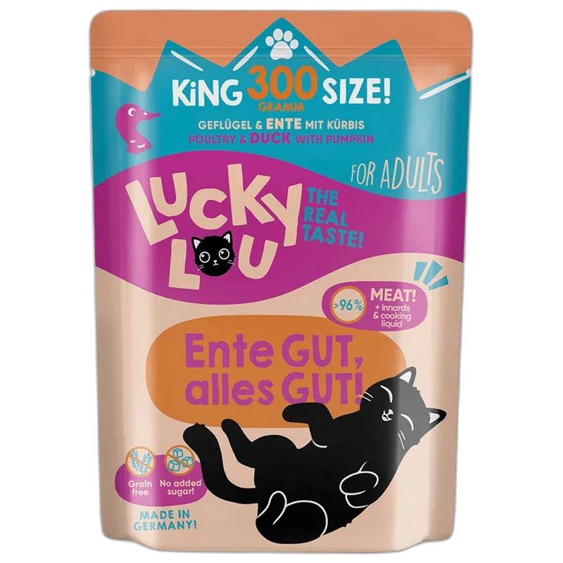Lucky Lou PB Lifestage Adult Geflügel + Ente 300 g