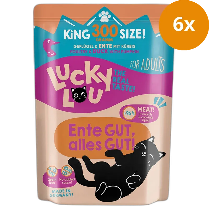 Lucky Lou PB Lifestage Adult Geflügel + Ente 300 g - Image 2