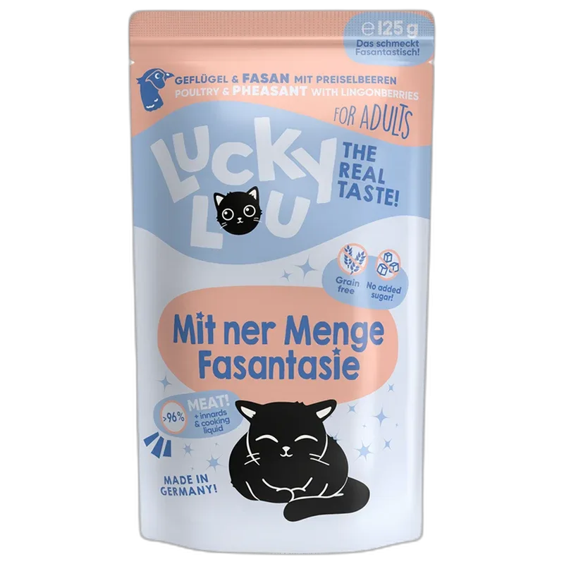 Lucky Lou PB Lifestage Adult Geflügel + Fasan 125 g