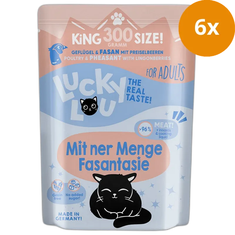 Lucky Lou PB Lifestage Adult Geflügel + Fasan 300 g - Image 2