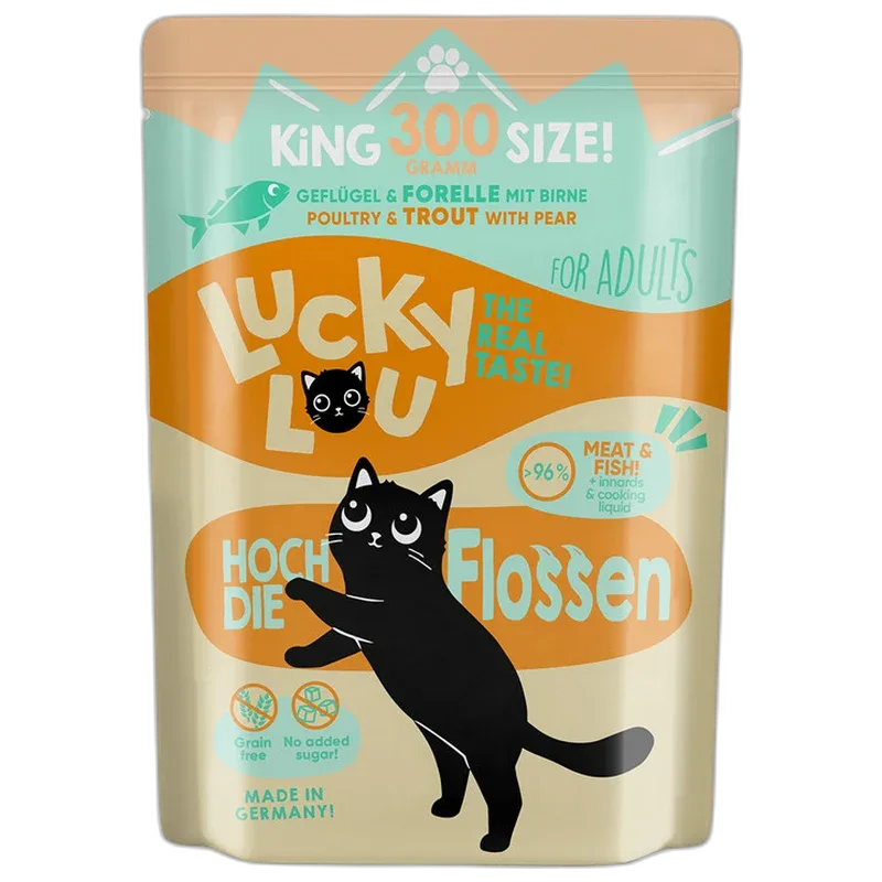 Lucky Lou PB Lifestage Adult Geflügel + Forelle 300 g