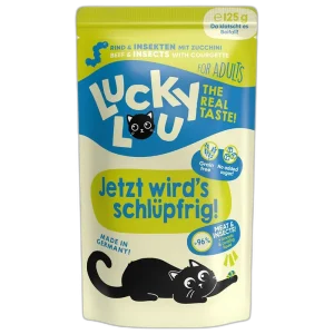Lucky Lou PB Lifestage Adult Rind + Insekten 125 g