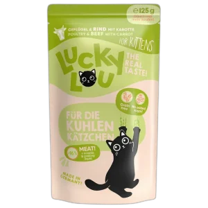 Lucky Lou PB Lifestage Kitten Geflügel + Rind 125 g