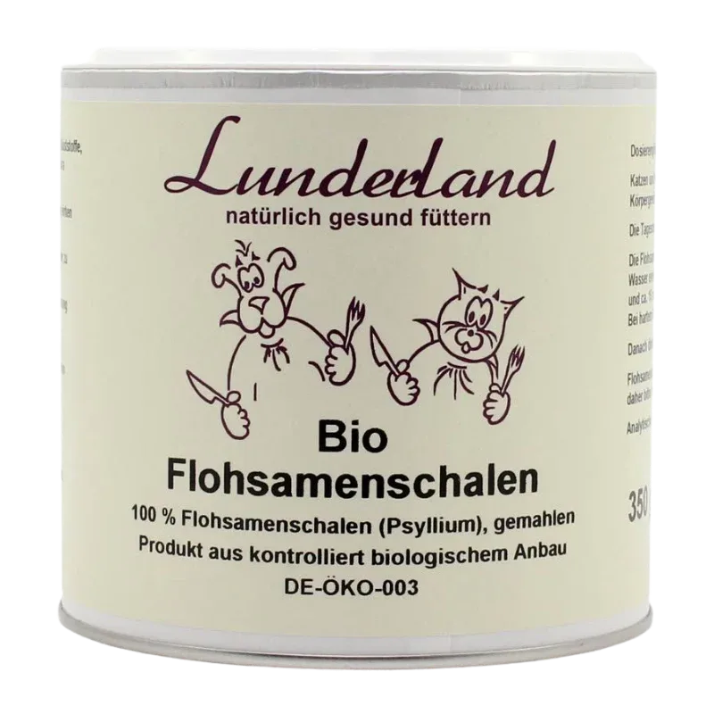 Lunderland Bio-Flohsamenschalen