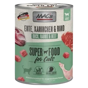 MAC's Cat Ente, Kaninchen, Rind 800 g