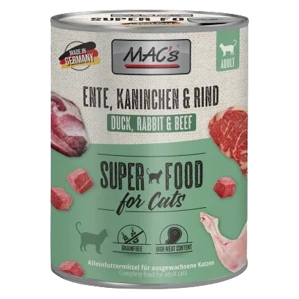 MAC's Cat Ente, Kaninchen, Rind 800 g