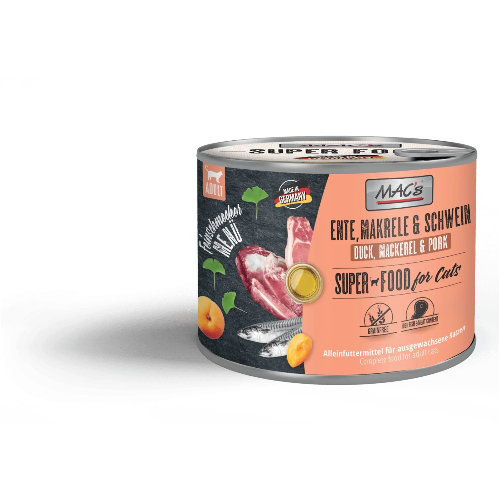 MAC's CAT Feinschmecker Ente & Makrele mit Schwein