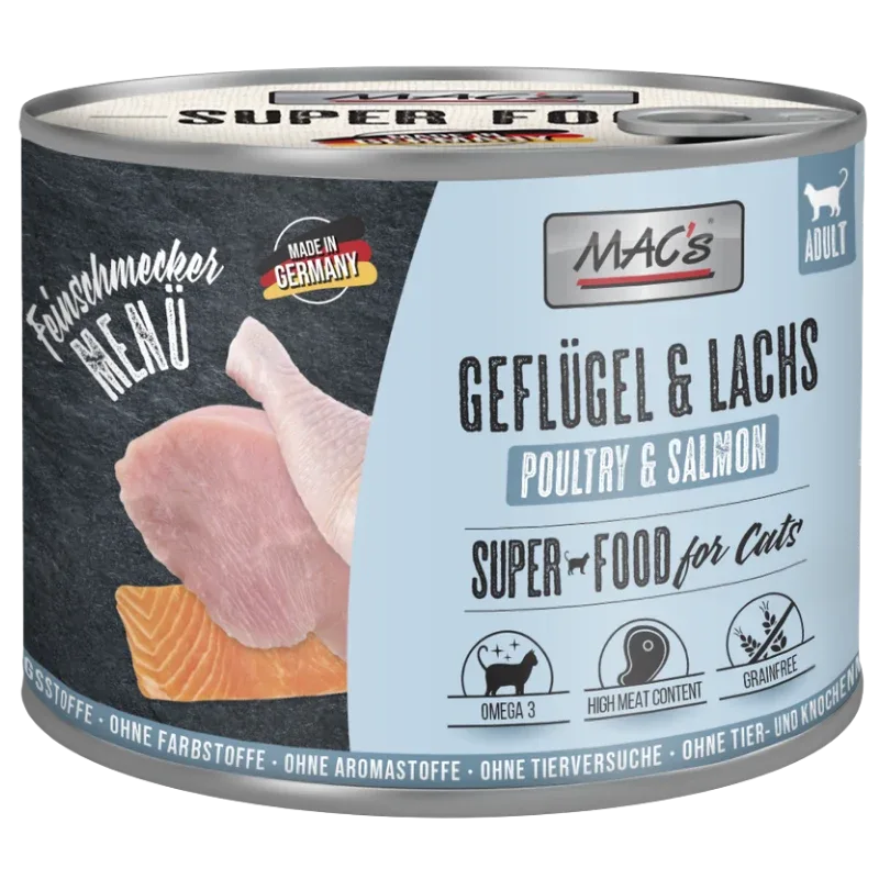 MAC's Cat Feinschmecker Geflügel & Lachs 200 g