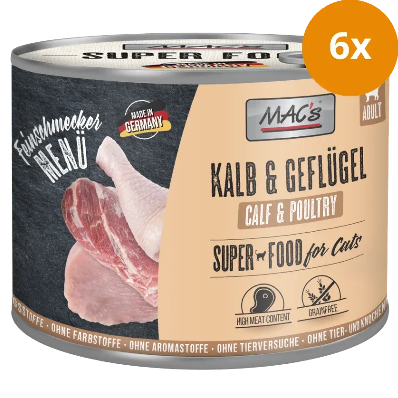MAC's Cat Feinschmecker Kalb & Geflügel 200 g