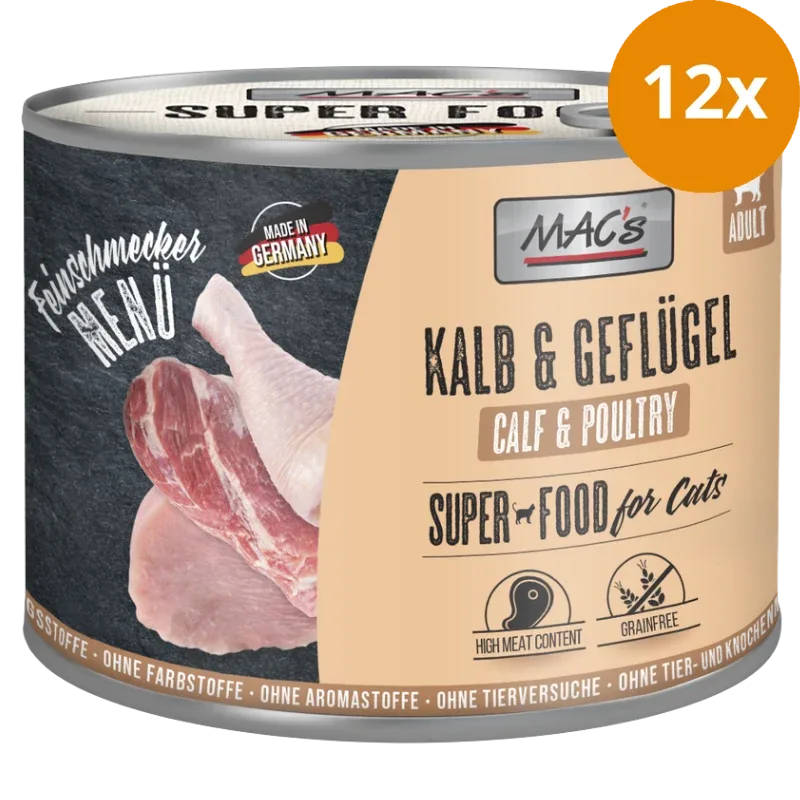 MAC's Cat Feinschmecker Kalb & Geflügel 200 g - Image 2
