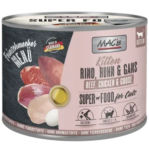 MAC's Cat Feinschmecker Kitten Rind, Huhn & Gans 200 g