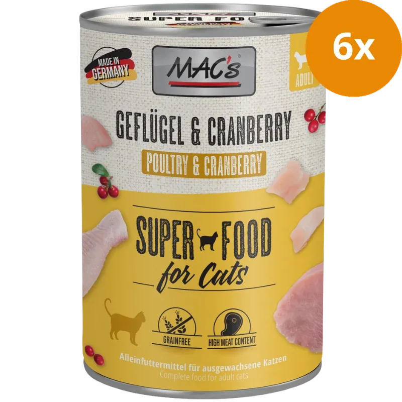 MAC's Cat Geflügel & Cranberry 400g - Image 2
