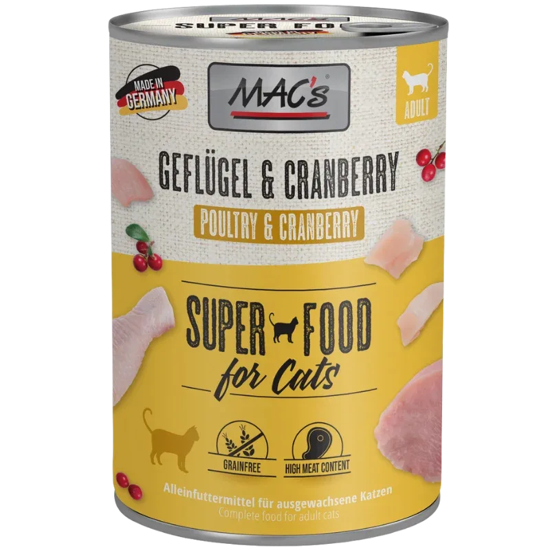 MAC's Cat Geflügel & Cranberry 400g