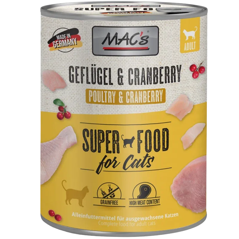 MAC's Cat Geflügel & Cranberry 800 g