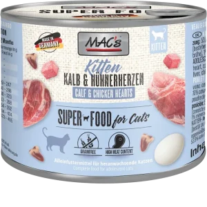 MAC's Cat Kitten Kalb & Hühnerherzen 200 g