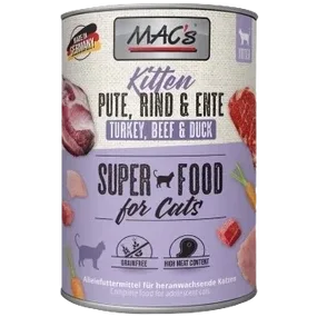 MAC's Cat Kitten Pute, Rind & Ente 400 g
