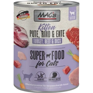 MAC's Cat Kitten Pute, Rind & Ente 800 g