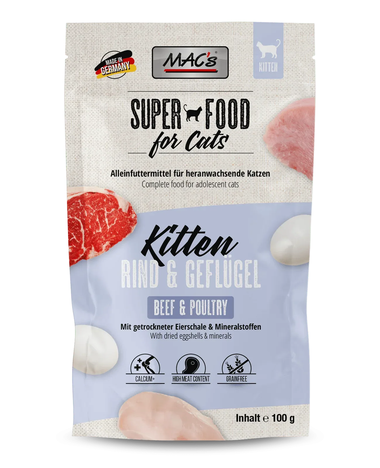 MAC's Cat Kitten Rind & Geflügel