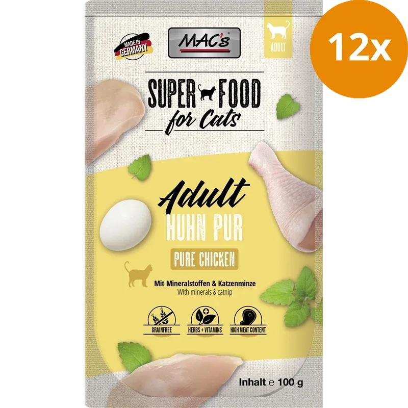 MAC's Cat Pouch Huhn pur 100 g - Image 2