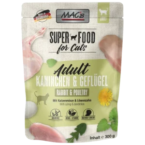 MACs Cat Pouch Kaninchen & Geflügel 300g