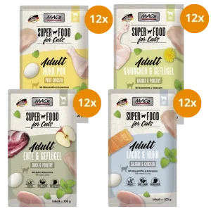 MAC’s Cat Pouch Kombipaket 100 g – Fleisch & Fisch Mix