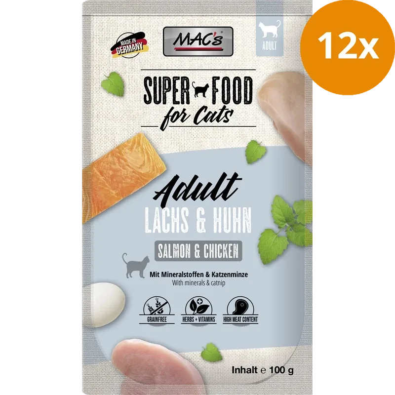 MAC's Cat Pouch Lachs & Huhn 100 g - Image 2