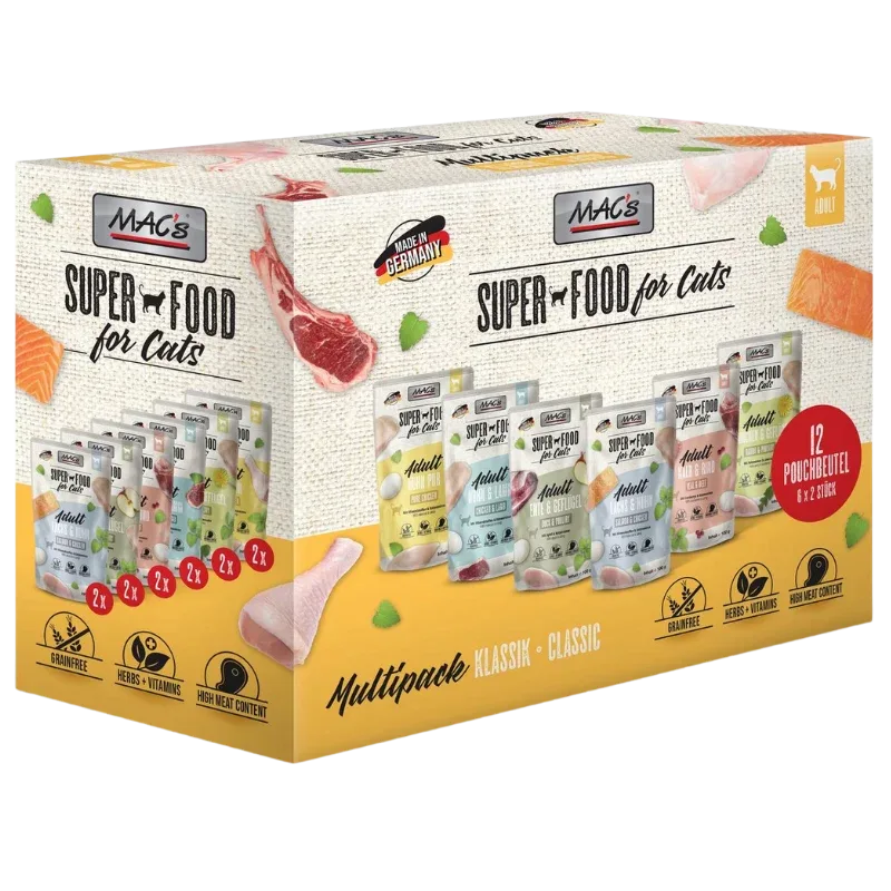 MAC's Cat Pouch Pack Multipack Klassik12x100g