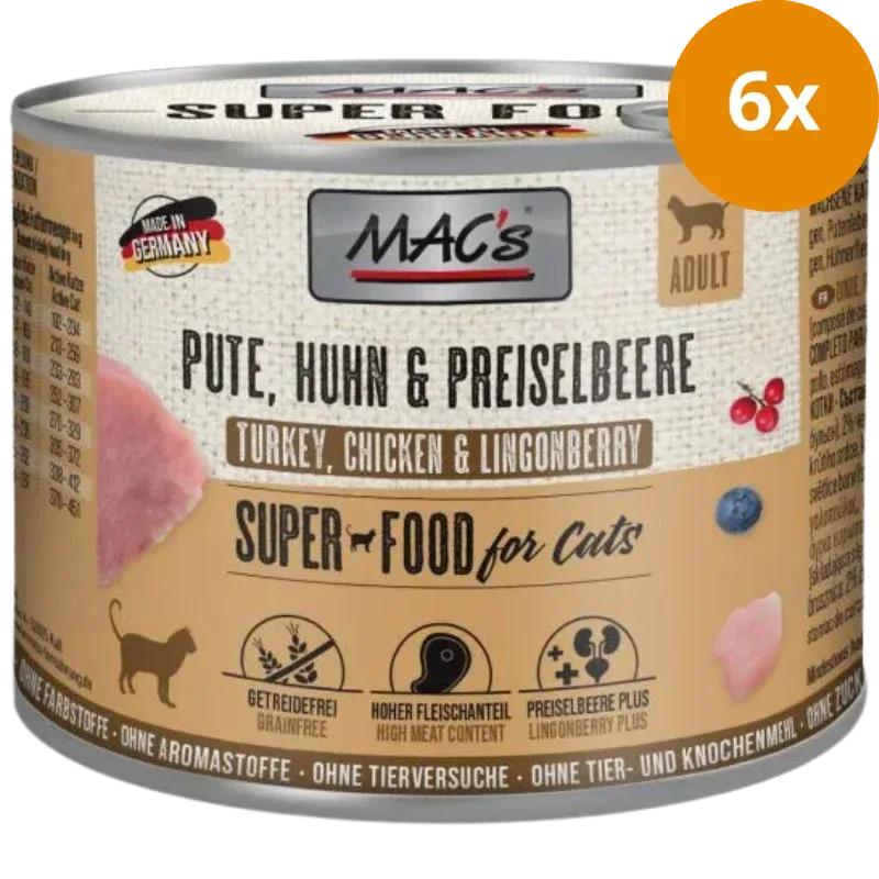 MAC's Cat Pute, Huhn & Preiselbeere 200 g - Image 2